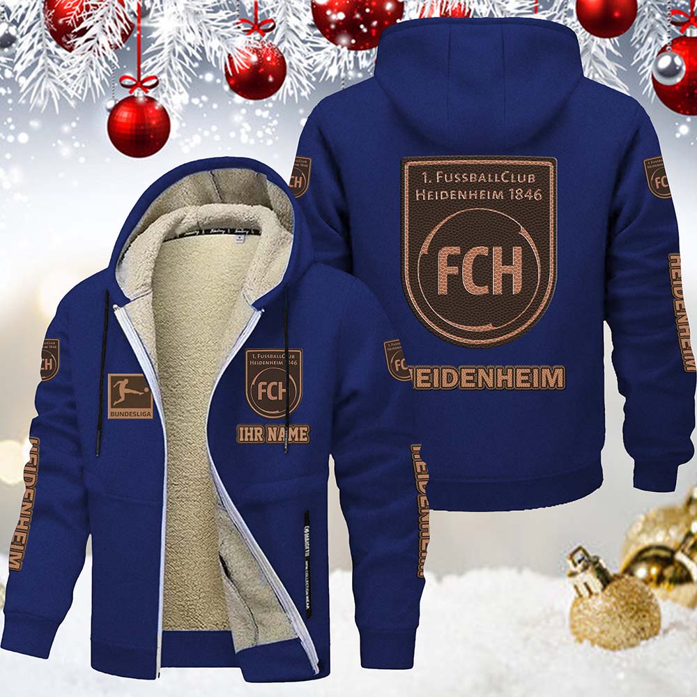 1. FC Heidenheim 1846 Gefütterte Kapuzenjacke – Bild 4
