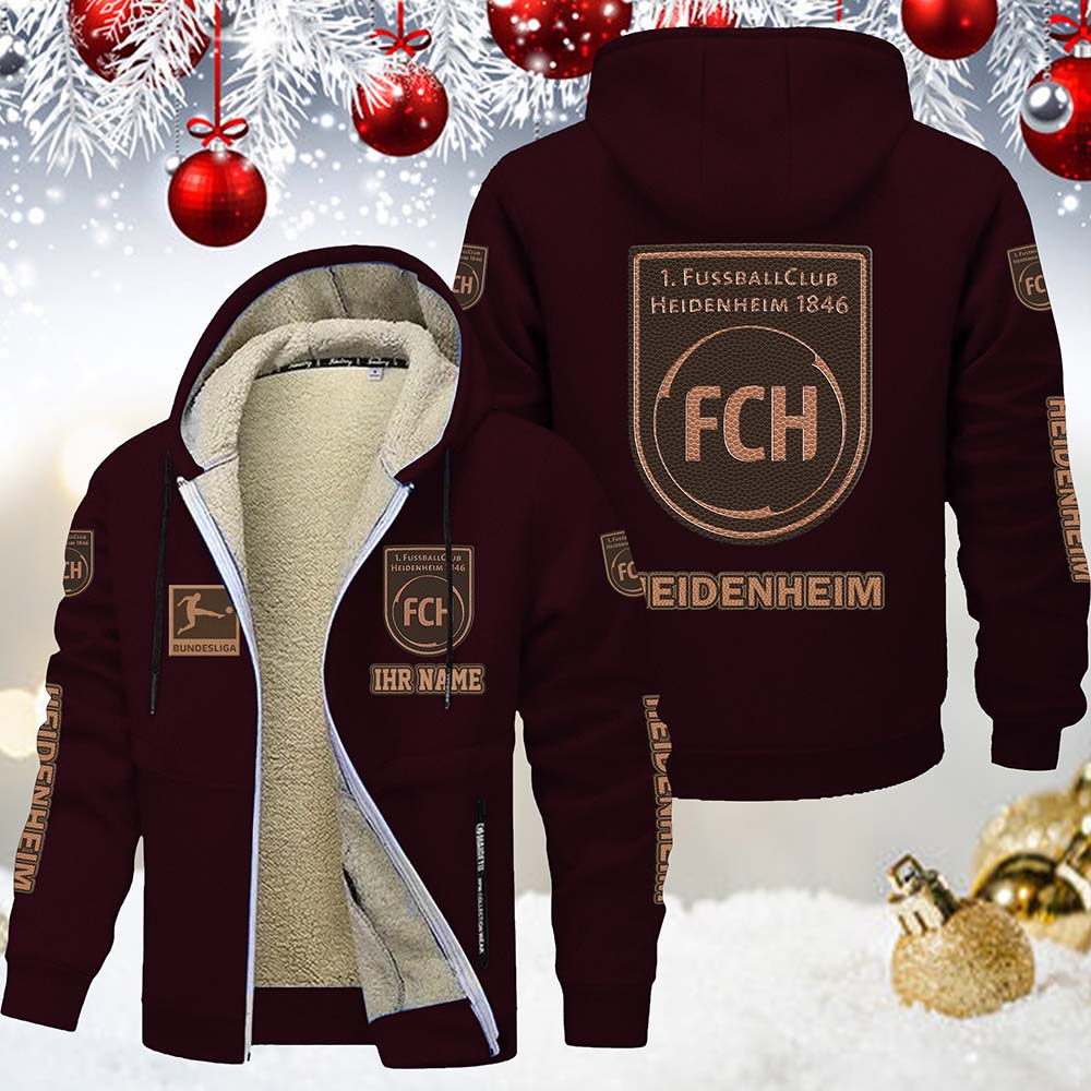 1. FC Heidenheim 1846 Gefütterte Kapuzenjacke – Bild 8