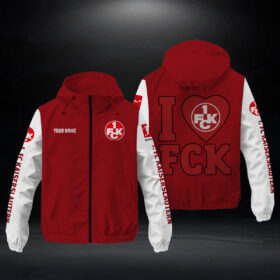 1. FC Kaiserslautern Windjacke Red I Love 1.FCK | Windbreaker