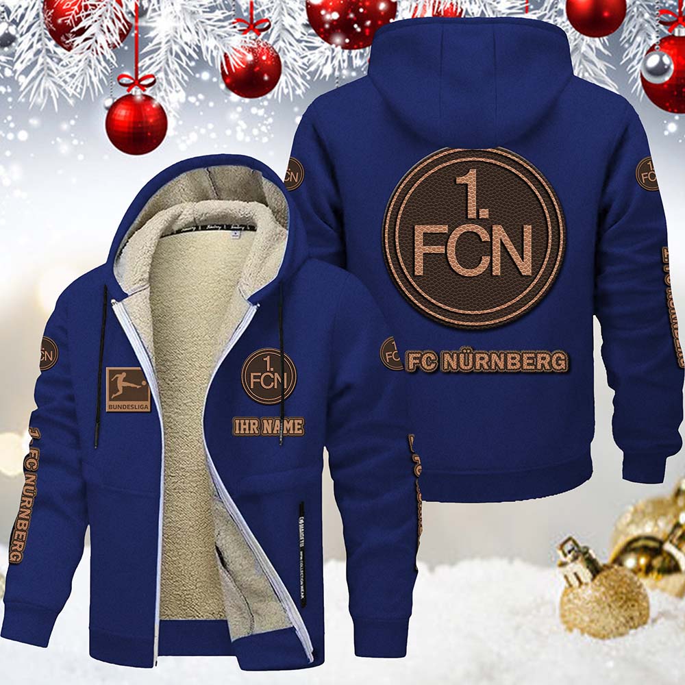 1. FC Nürnberg Gefütterte Kapuzenjacke – Bild 4