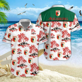 Hawaiihemd FC Augsburg – Herren Sommerhemd Style 01