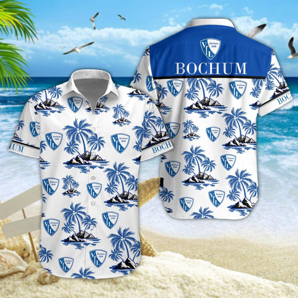 Hawaiihemd VfL Bochum – Herren Sommerhemd Style 01