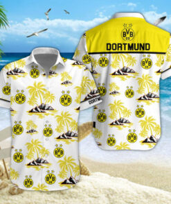 Hawaiihemd Borussia Dortmund – Herren Sommerhemd Style 01