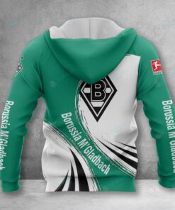 Alternative view of Borussia Mönchengladbach Hoodie Zip Herren | BMG Kapuzenjacke mit Reißverschluss VITA413