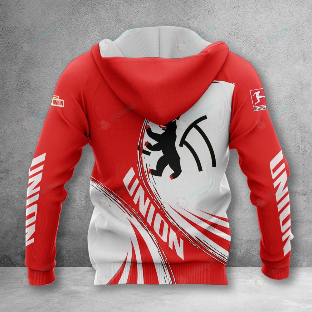 Union Berlin Hoodie Zip Herren | FCU Kapuzenjacke mit Reißverschluss VITA423 – Bild 2