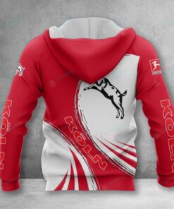 Alternative view of 1. FC Köln Hoodie Zip Herren | Effzeh Kapuzenjacke mit Reißverschluss VITA409