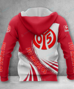Alternative view of 1. FSV Mainz 05 Hoodie Zip Herren | Mainz 05 Kapuzenjacke mit Reißverschluss VITA410