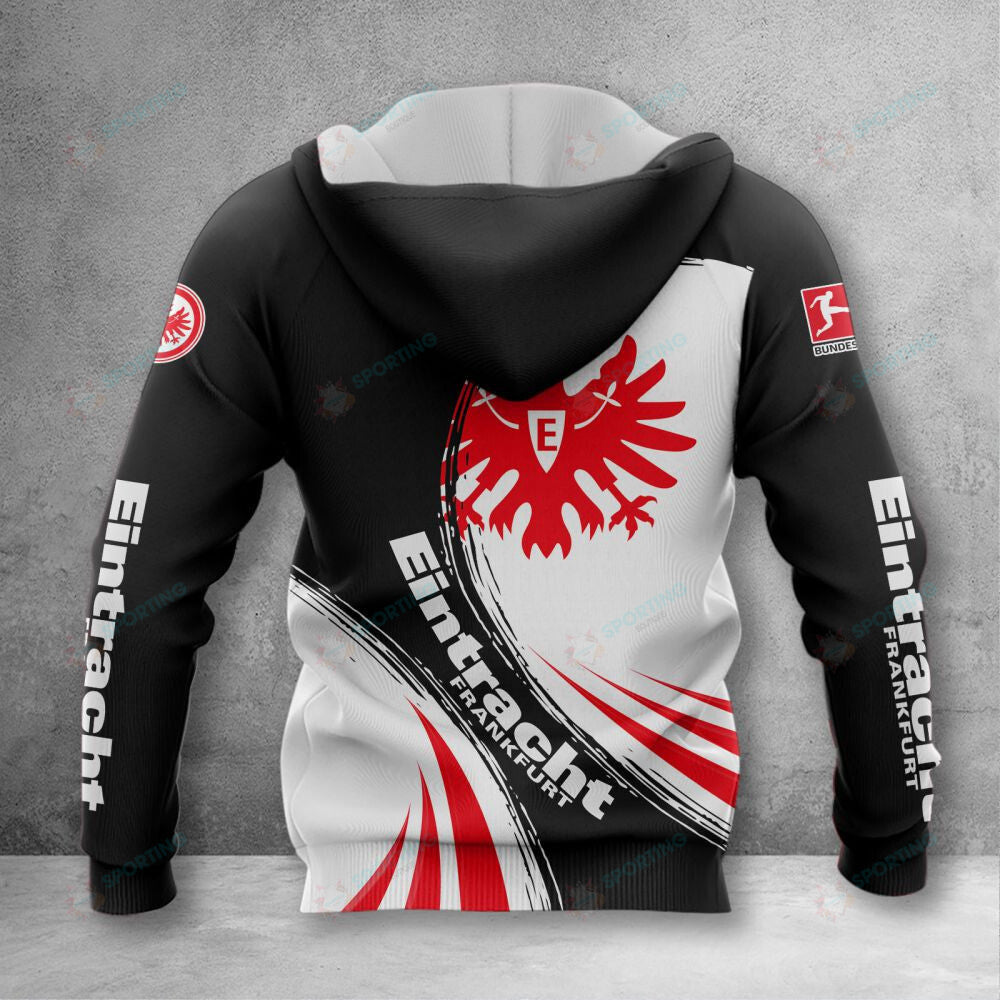 Eintracht Frankfurt Hoodie Zip Herren | SGE Kapuzenjacke mit Reißverschluss VITA414 – Bild 2