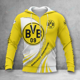 Borussia Dortmund II Hoodie Zip Herren | BVB II Kapuzenjacke mit Reißverschluss VITA655