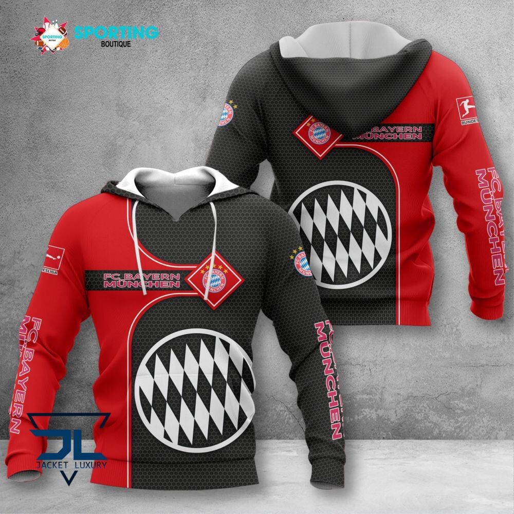Bayern München Hoodie Herren | FCB Kapuzenpullover VITC3107