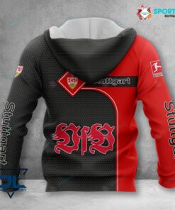 Alternative view of VfB Stuttgart Hoodie Zip Herren | VfB Kapuzenjacke mit Reißverschluss VITC3115