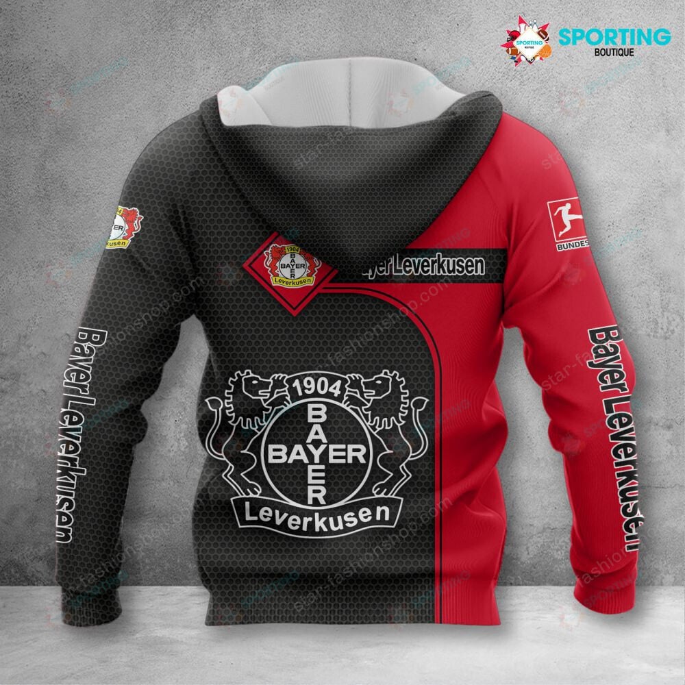 Bayer 04 Leverkusen Hoodie Herren | B04 Kapuzenpullover VITC3102 – Bild 2