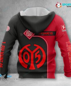 Alternative view of 1. FSV Mainz 05 Hoodie Zip Herren | Mainz 05 Kapuzenjacke mit Reißverschluss VITC3101