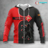Union Berlin Hoodie Zip Herren | FCU Kapuzenjacke mit Reißverschluss VITC3114