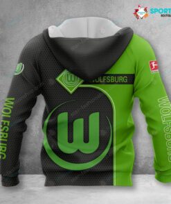 Alternative view of VfL Wolfsburg Hoodie Zip Herren | WOB Kapuzenjacke mit Reißverschluss VITC3117