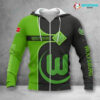 VfL Wolfsburg Hoodie Zip Herren | WOB Kapuzenjacke mit Reißverschluss VITC3117