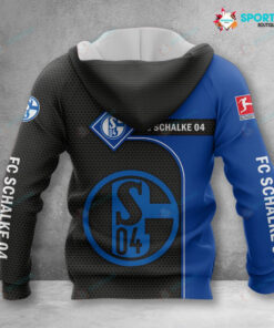 Alternative view of Schalke 04 Hoodie Zip Herren | S04 Kapuzenjacke mit Reißverschluss VITC3108