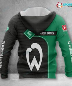 Alternative view of Werder Bremen Hoodie Zip Herren | SVW Kapuzenjacke mit Reißverschluss VITC3112