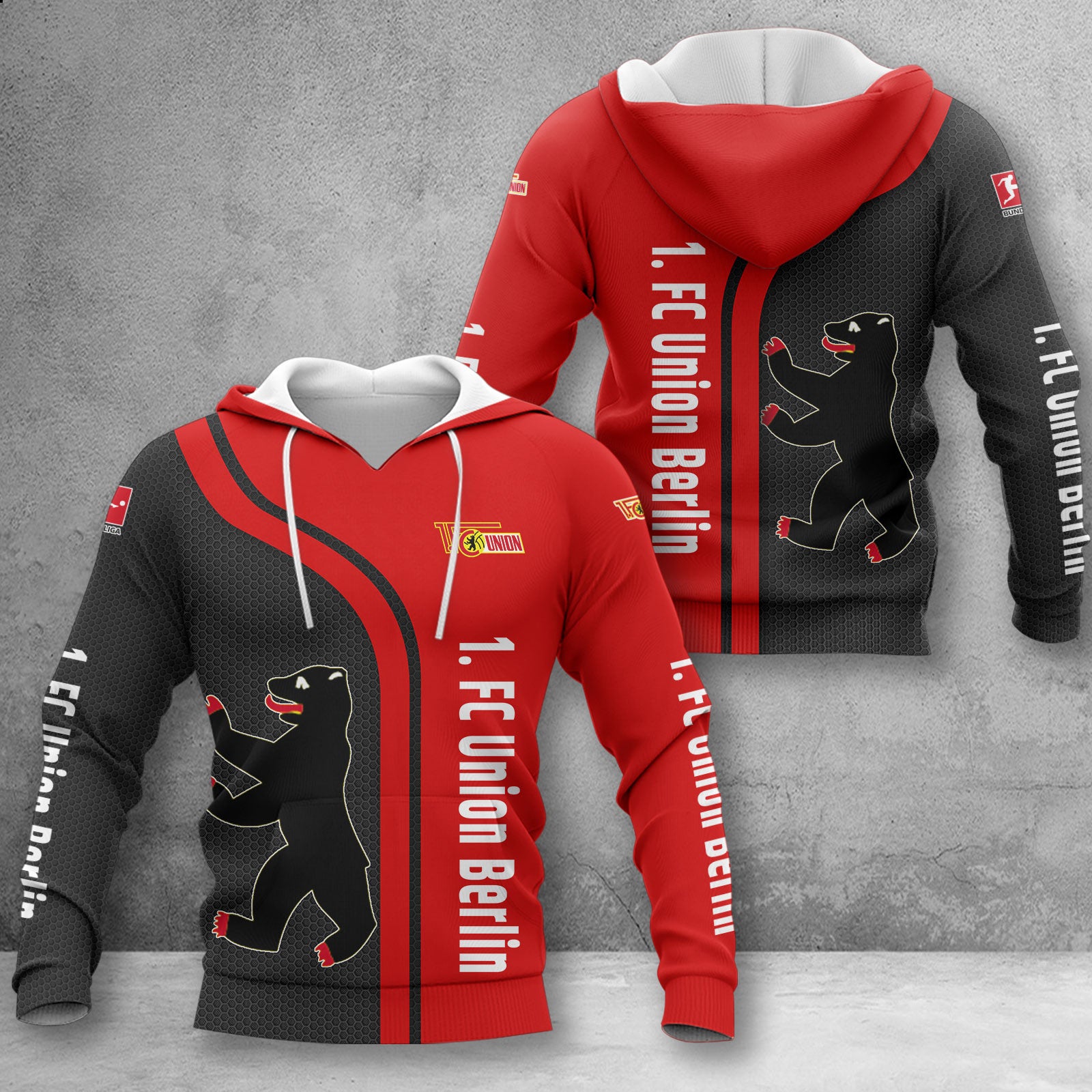 Union Berlin Hoodie Herren | FCU Kapuzenpullover WINA2513