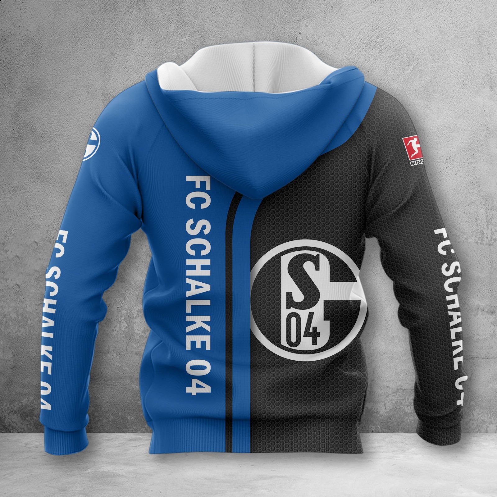 Schalke 04 Hoodie Herren | S04 Kapuzenpullover WINA2511 – Bild 2