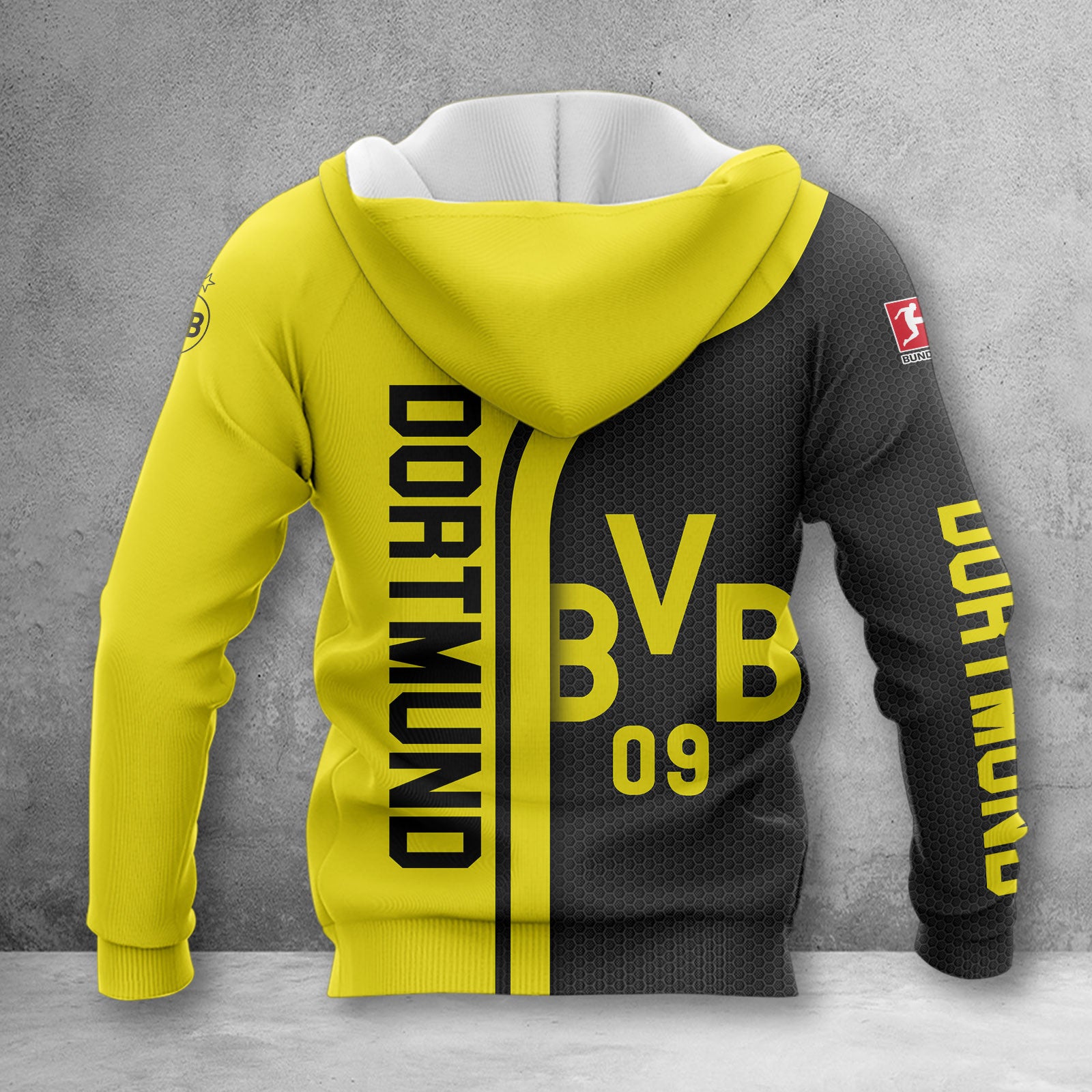 Borussia Dortmund Hoodie Herren | BVB Kapuzenpullover WINA2503 – Bild 2