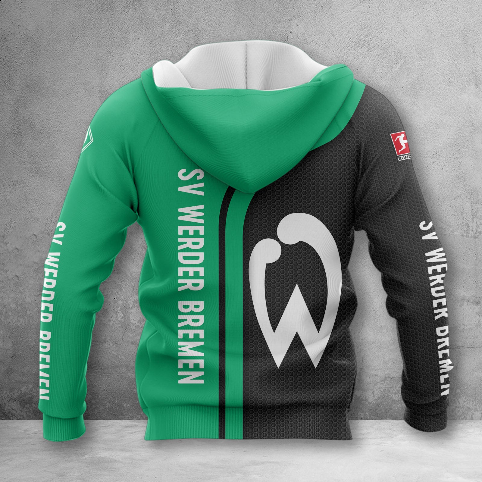 Werder Bremen Hoodie Herren | SVW Kapuzenpullover WINA2517 – Bild 2