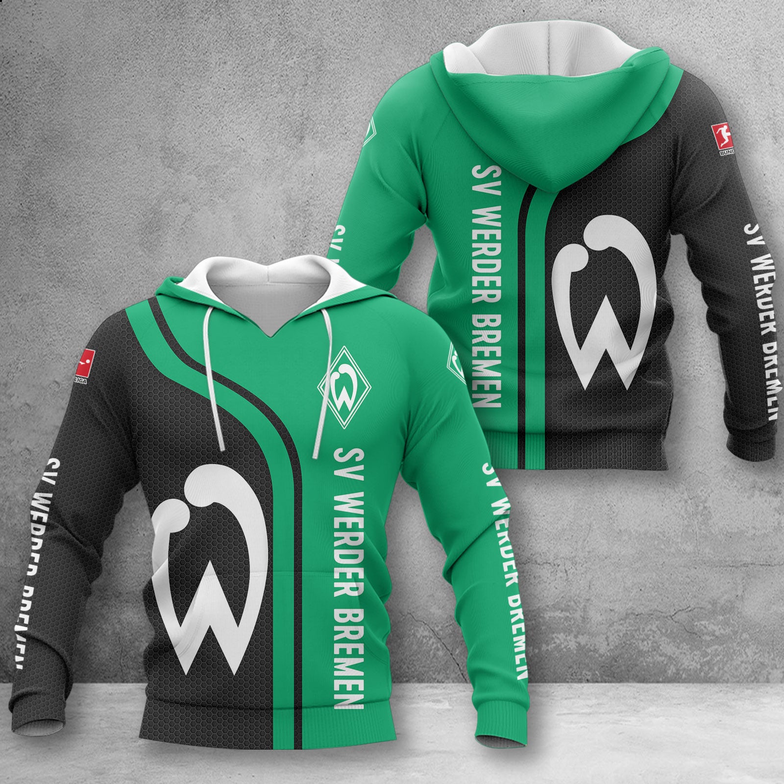 Werder Bremen Hoodie Herren | SVW Kapuzenpullover WINA2517