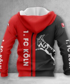 Alternative view of 1. FC Köln Hoodie Zip Herren | Effzeh Kapuzenjacke mit Reißverschluss WINA2500