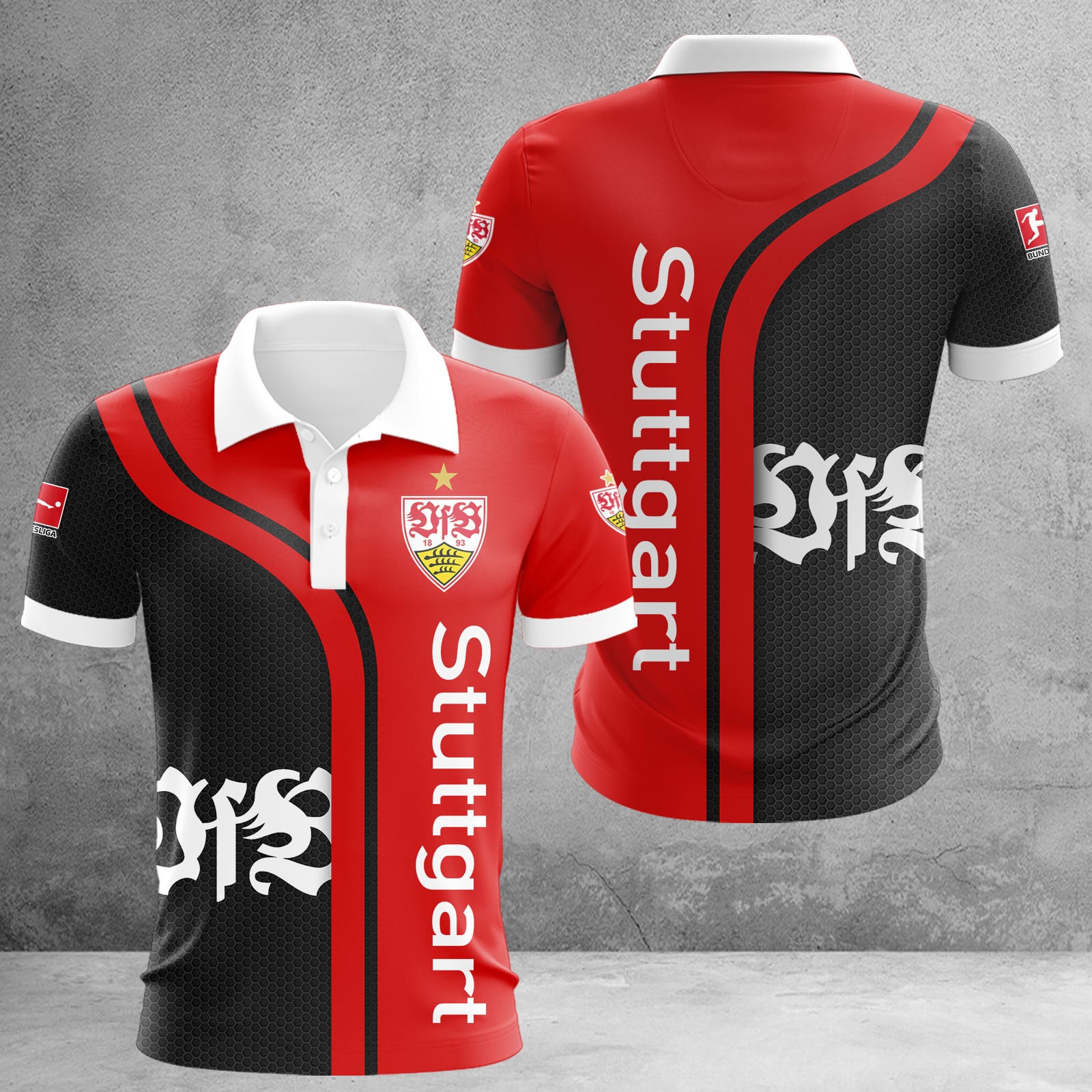 VfB Stuttgart Poloshirt | VfB Polohemd WINA2514