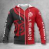 1. FSV Mainz 05 Hoodie Zip Herren | Mainz 05 Kapuzenjacke mit Reißverschluss WINA2501