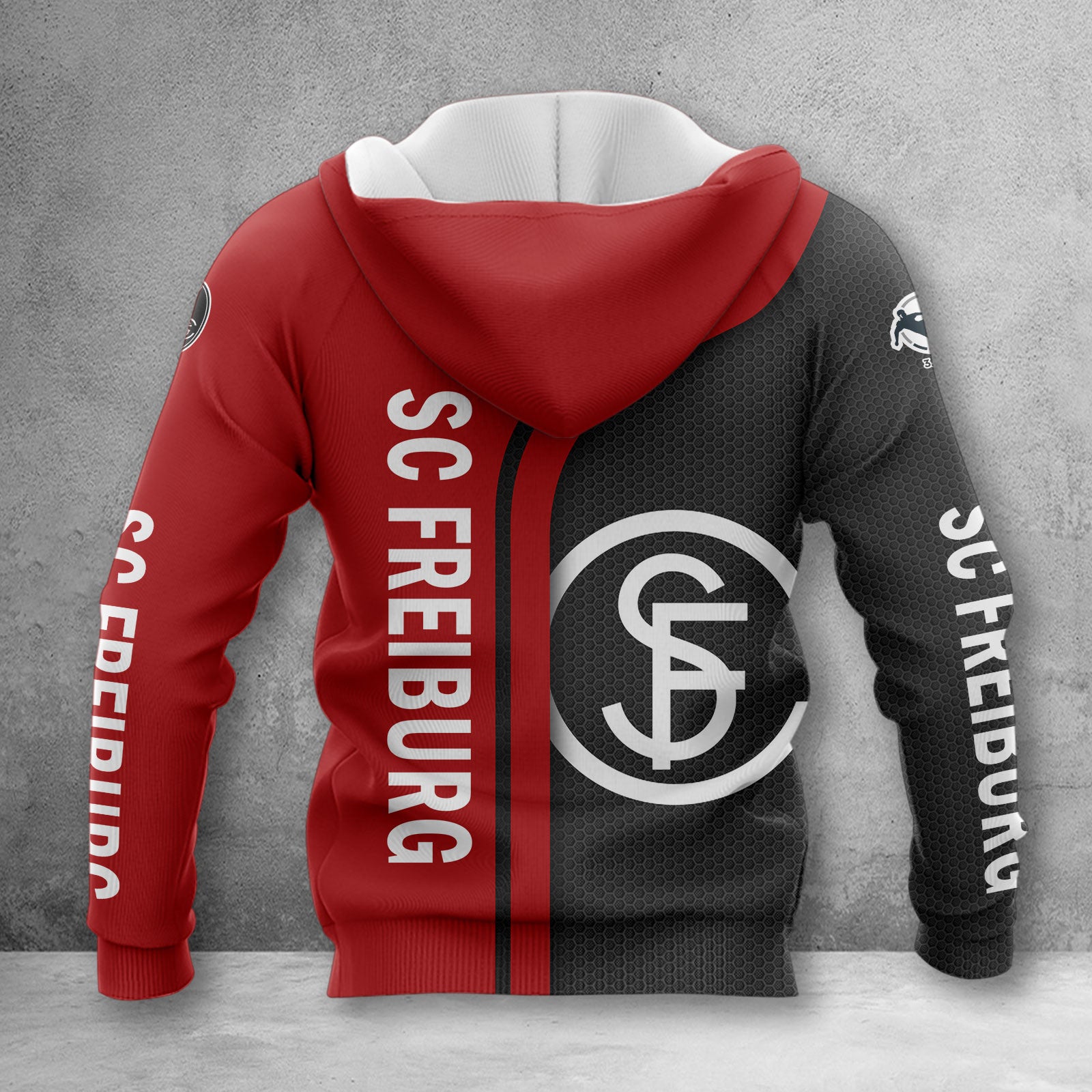 SC Freiburg II Hoodie Herren | SCF II Kapuzenpullover WINA2546 – Bild 2