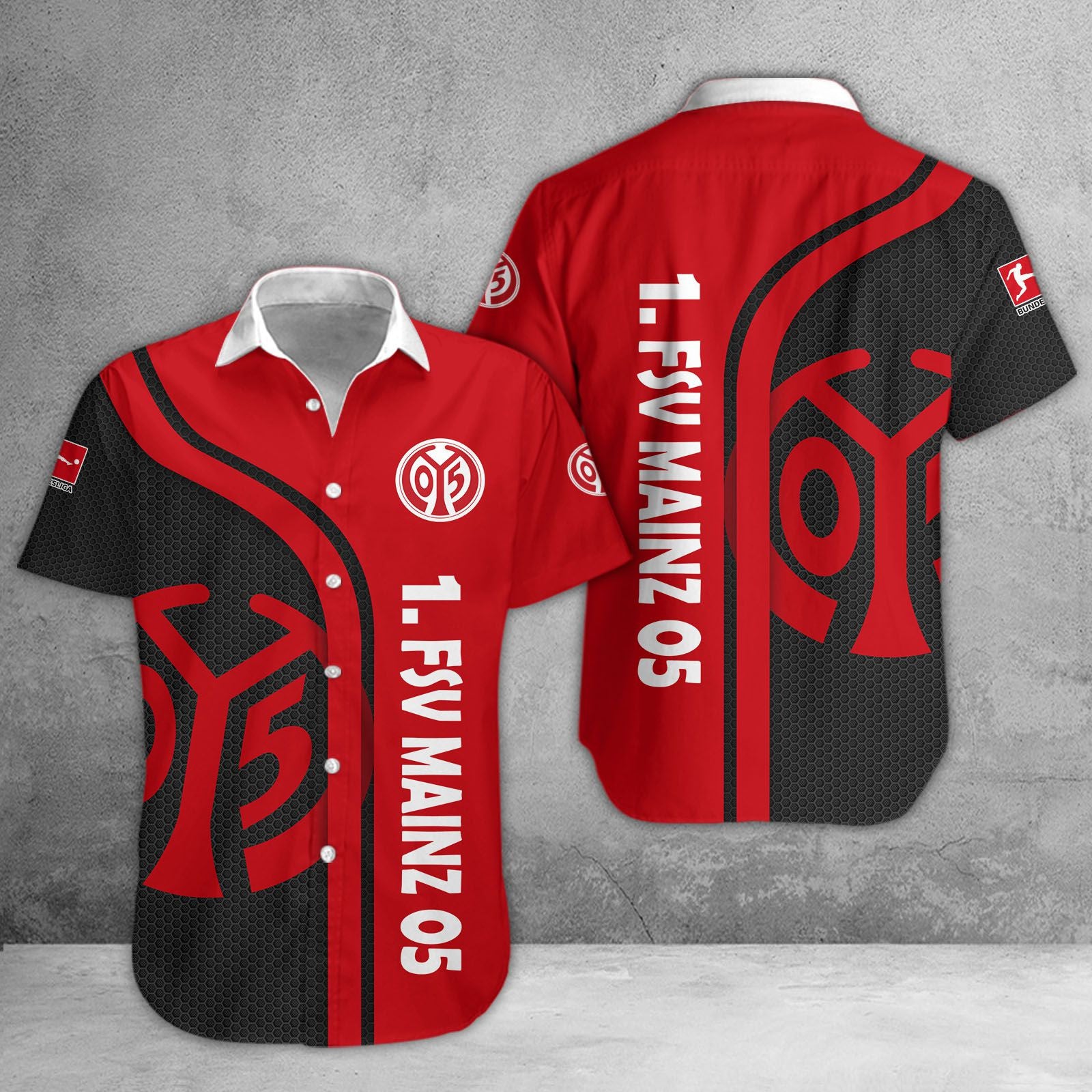 1. FSV Mainz 05 Hawaii Shirt | Mainz 05 Hawaiihemd WINA2501
