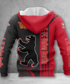 Alternative view of Union Berlin Hoodie Zip Herren | FCU Kapuzenjacke mit Reißverschluss WINA2754