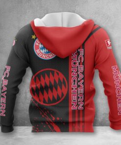 Alternative view of Bayern München Hoodie Zip Herren | FCB Kapuzenjacke mit Reißverschluss WINA2748