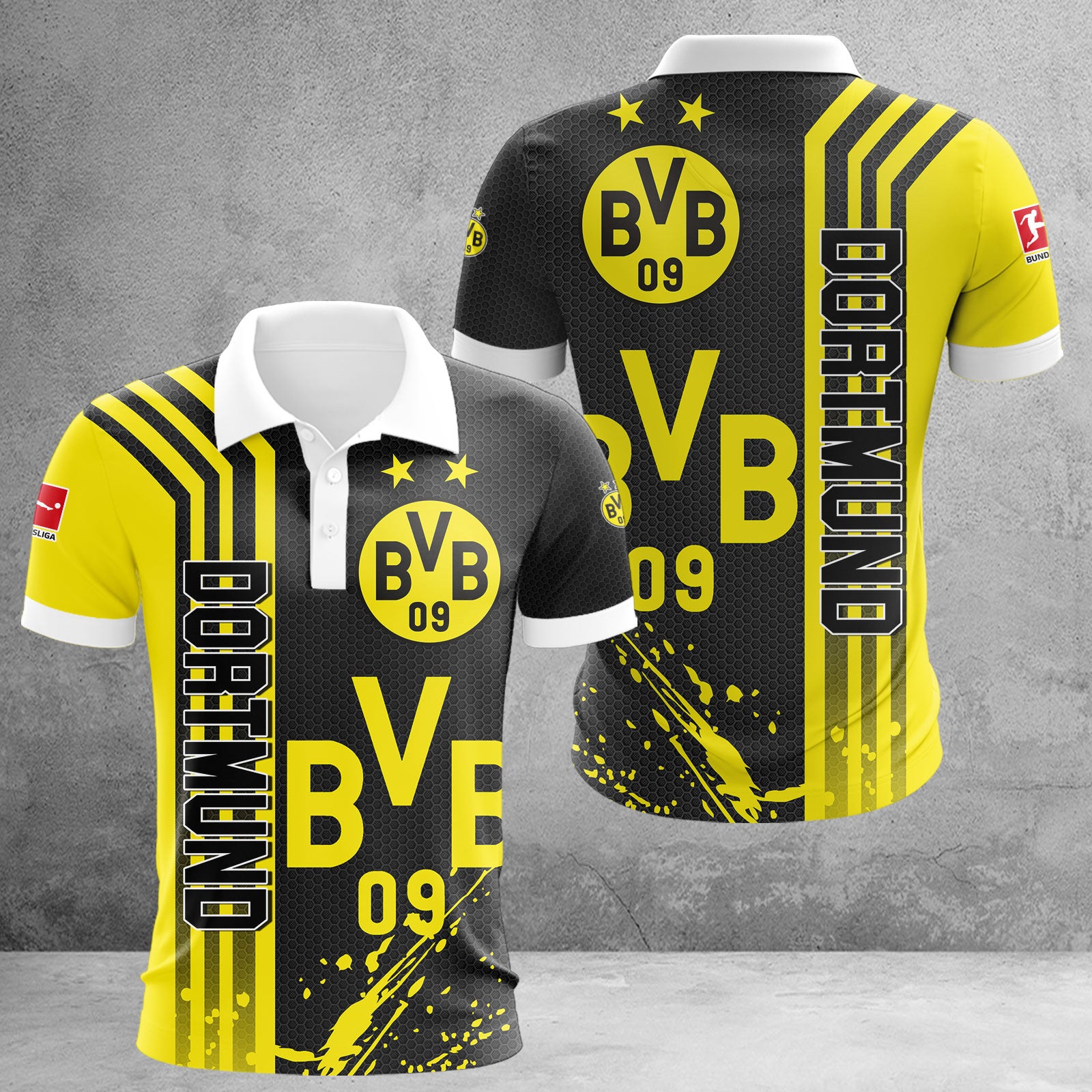 Borussia Dortmund Poloshirt | BVB Polohemd WINA2744