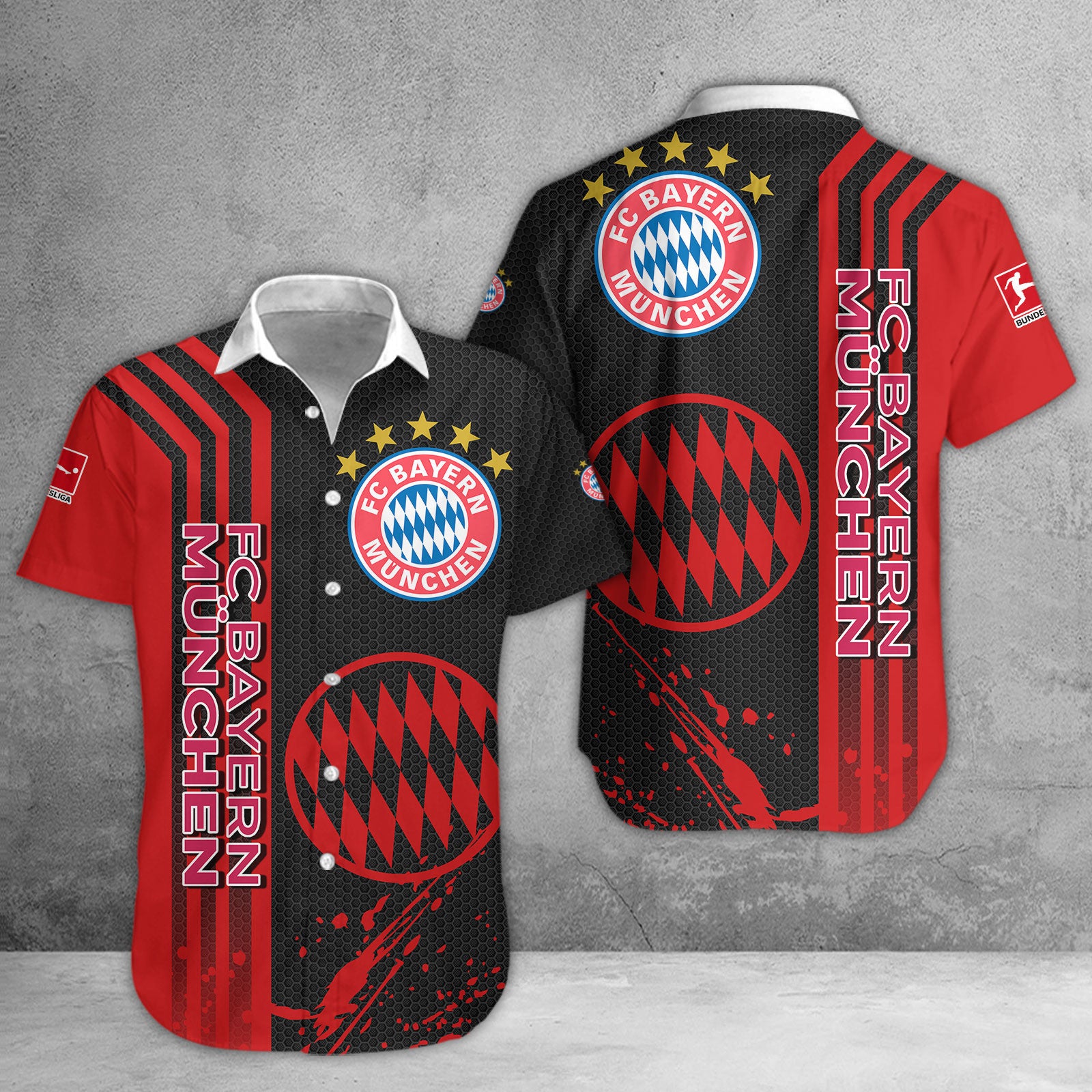 Bayern München Hawaii Shirt | FCB Hawaiihemd WINA2748