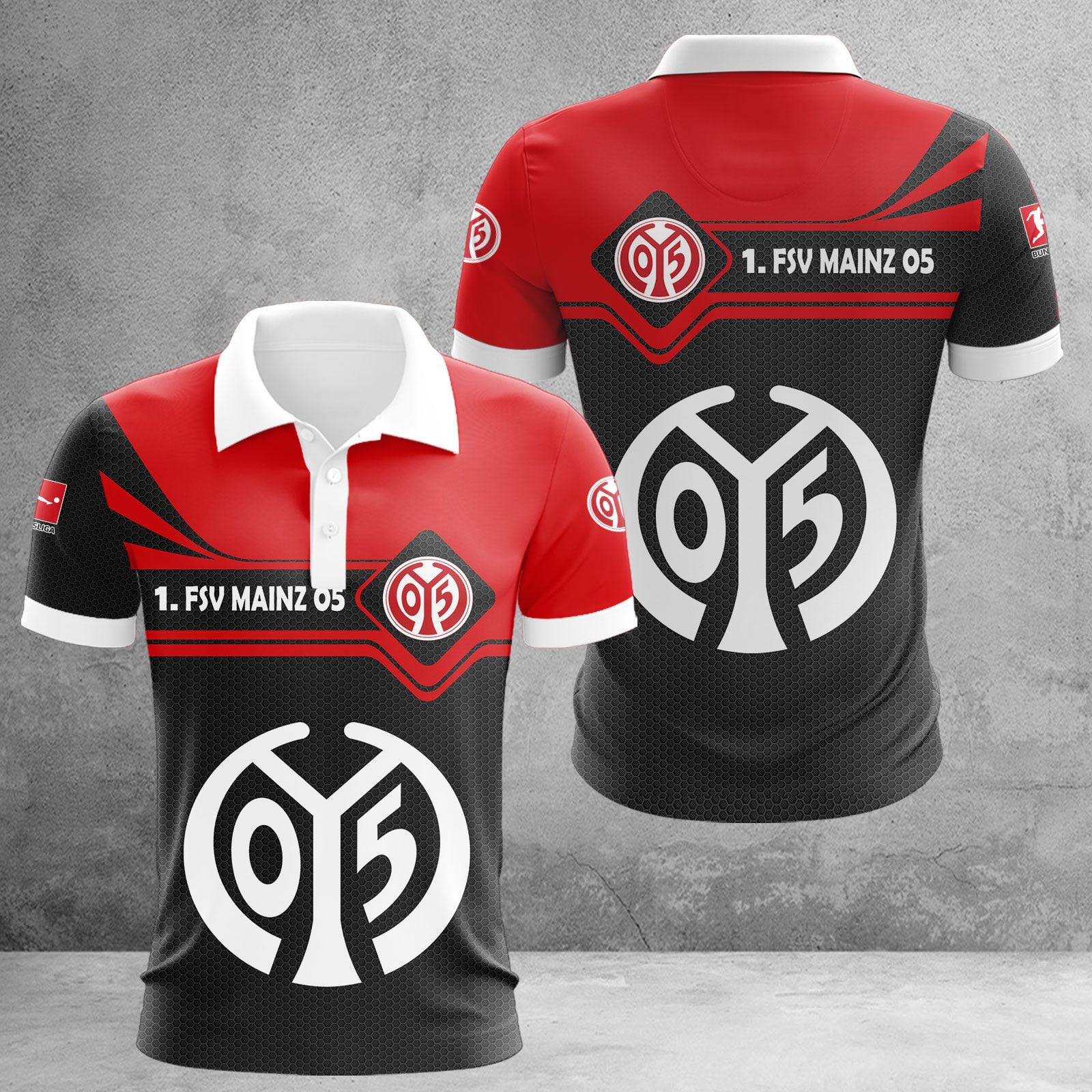 1. FSV Mainz 05 Poloshirt | Mainz 05 Polohemd WINA3155