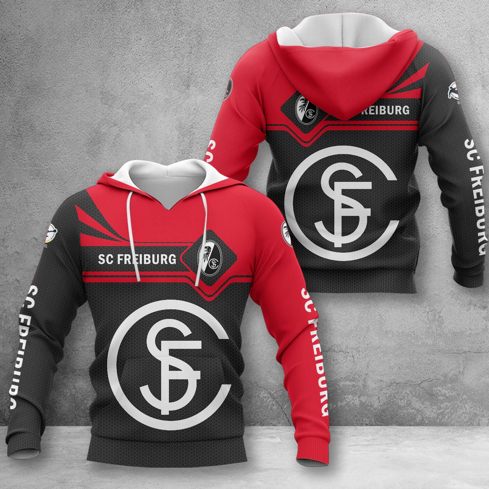 SC Freiburg II Hoodie Herren | SCF II Kapuzenpullover WINA3200