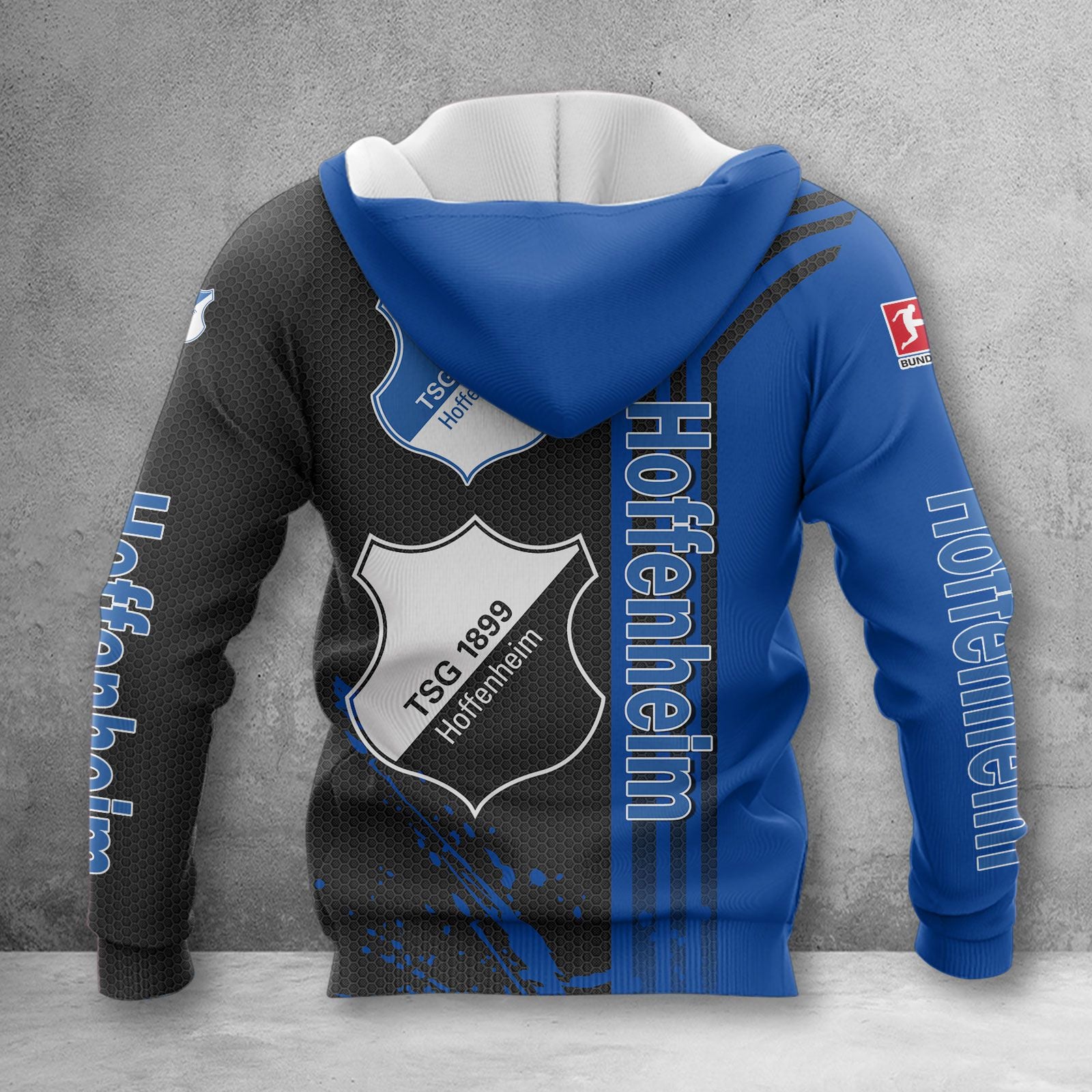 TSG Hoffenheim Hoodie Zip Herren | TSG Kapuzenjacke mit Reißverschluss WINA3224 – Bild 2