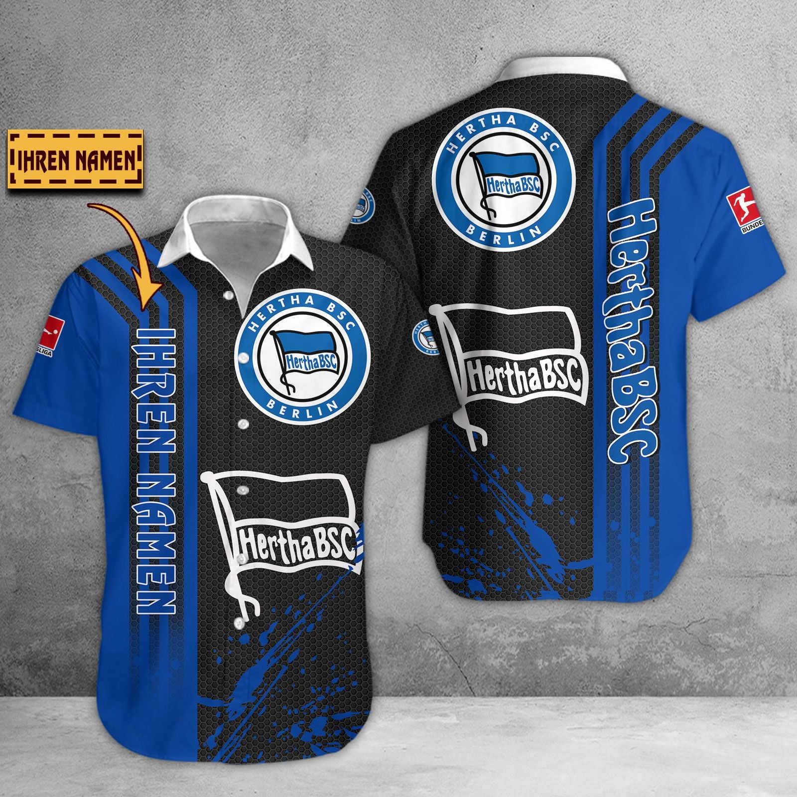 Hertha BSC Hawaii Shirt | Hertha Hawaiihemd WINA3220