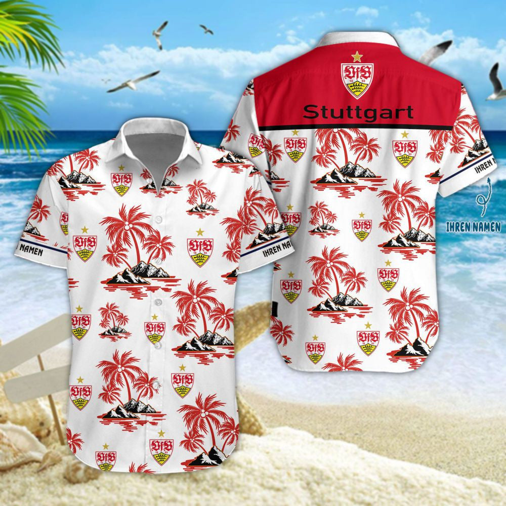 Hawaiihemd VfB Stuttgart – Herren Sommerhemd V2