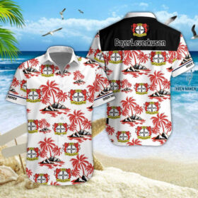 Hawaiihemd Bayer 04 Leverkusen – Herren Sommerhemd V2