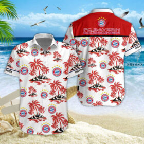 Hawaiihemd Bayern München – Herren Sommerhemd V2