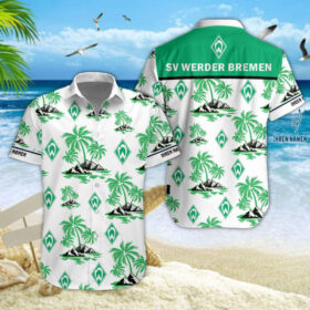 Hawaiihemd Werder Bremen – Herren Sommerhemd V2