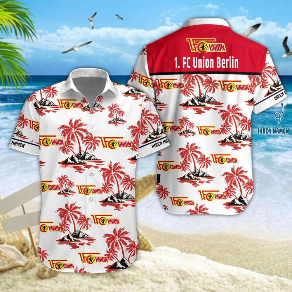 Hawaiihemd Union Berlin – Herren Sommerhemd V2