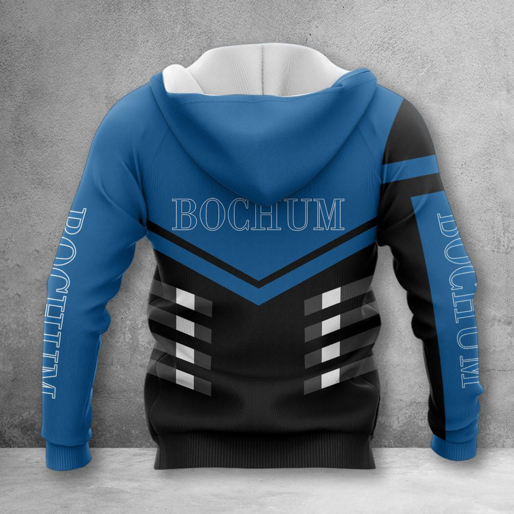 VfL Bochum Hoodie Zip Herren | VfL Kapuzenjacke mit Reißverschluss WINA3538 – Bild 2