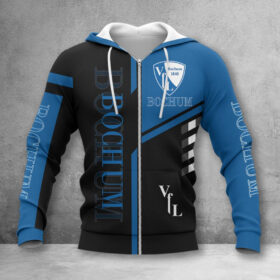 VfL Bochum Hoodie Zip Herren | VfL Kapuzenjacke mit Reißverschluss WINA3538