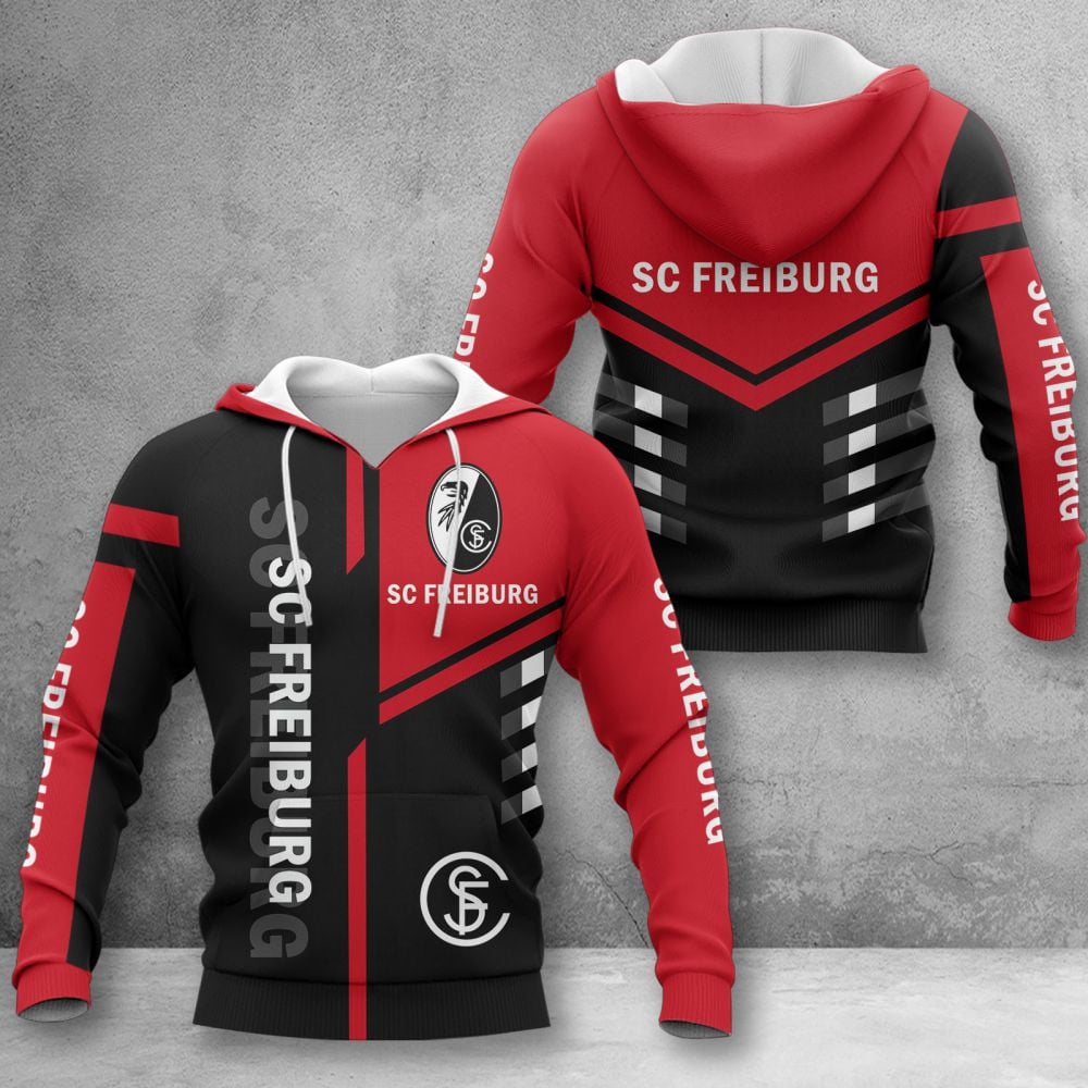 SC Freiburg II Hoodie Herren | SCF II Kapuzenpullover WINA3569 – Bild 2