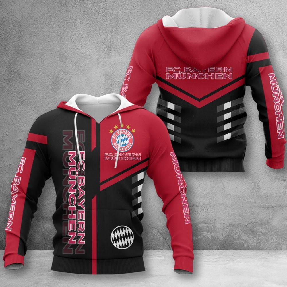 Bayern München Hoodie Herren | FCB Kapuzenpullover WINA3474