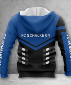 Alternative view of Schalke 04 Hoodie Zip Herren | S04 Kapuzenjacke mit Reißverschluss WINA3478